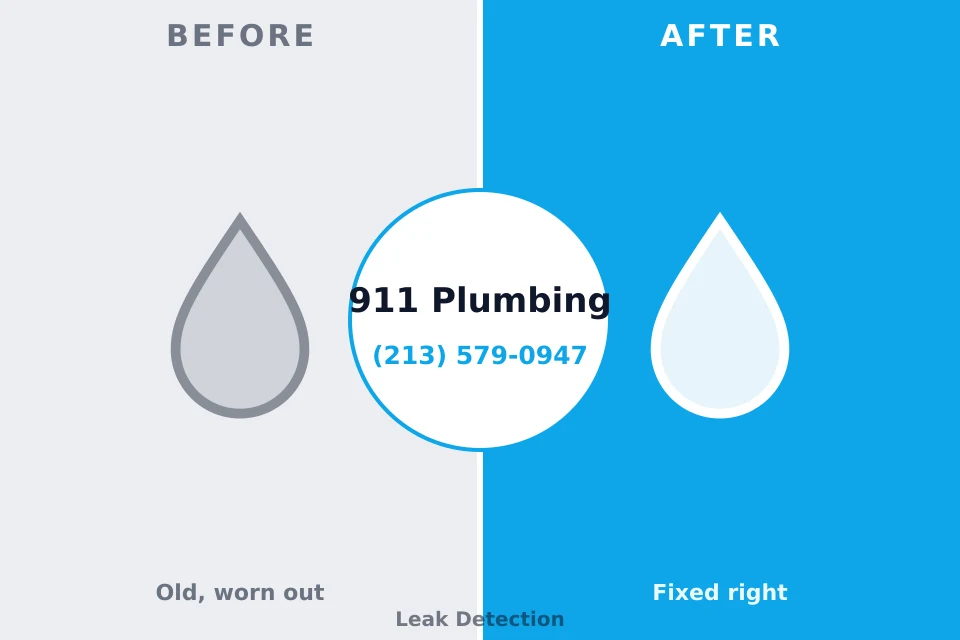 Before and after: plumbing company Giddings, TX